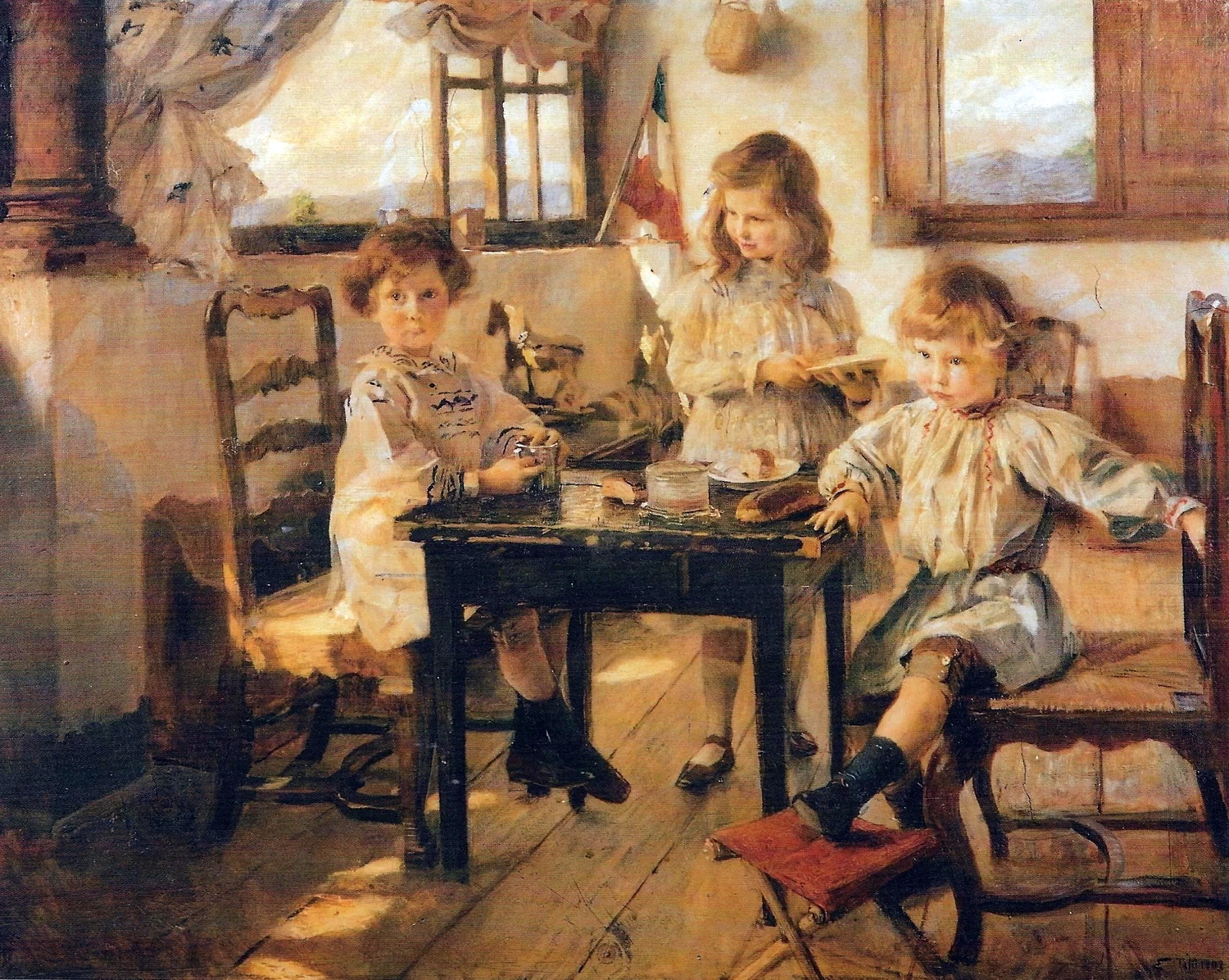  75-Ettore Tito-I bambini Racellai-1903 